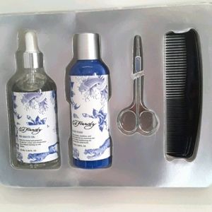 Ed Hardy Beard Grooming Kit  4pc
